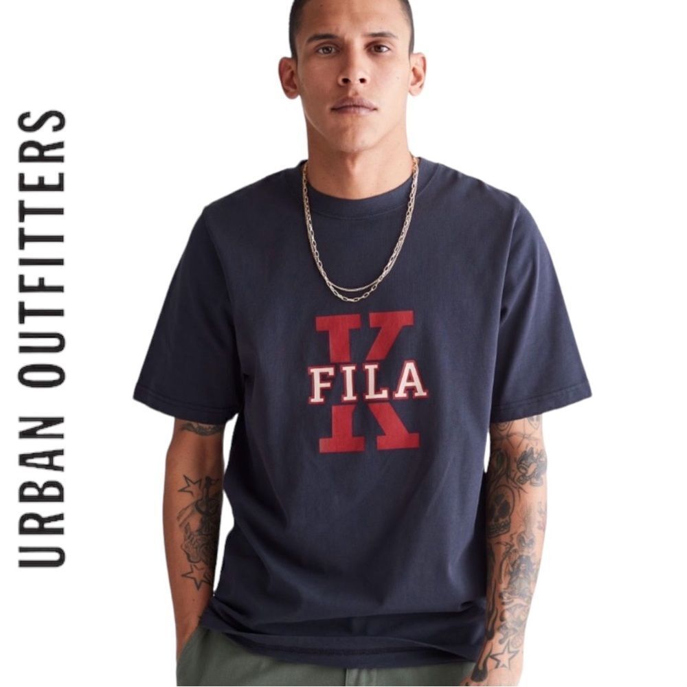 KROST X FILA UO Urban Outfitters Exclusive OversizedβTee Shirt T-Shirt NEW
